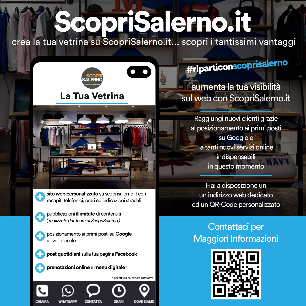 Aumenta la tua visibilità sul web con ScopriSalerno.it